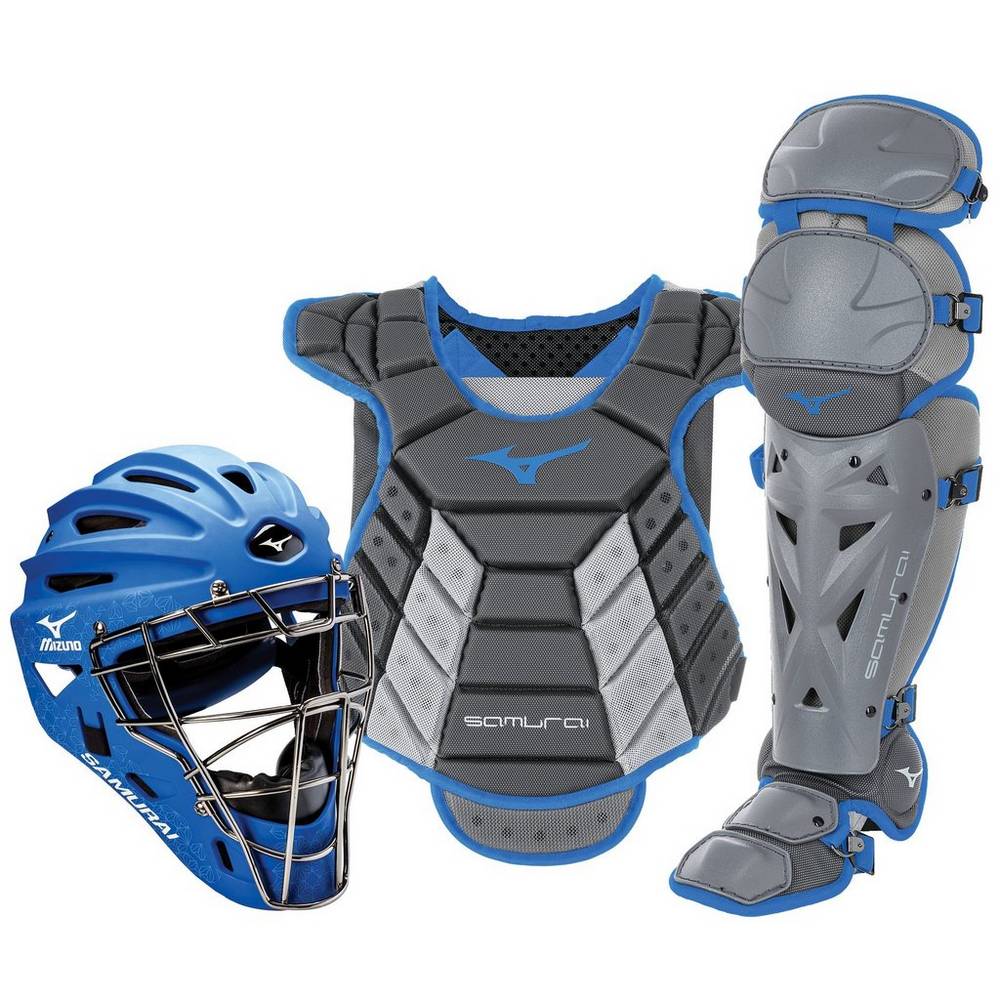 Catchers Gear Mizuno Samurai Boxed (14-15") - Mulher - Cinzentas/Azul Marinho - DXELQ3710